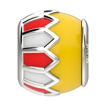 Pingente Prata Link Tubo Separador Pipoca