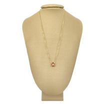 Pingente Prata + Ouro Turmalina Rosa - P. Vecchio