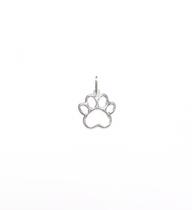 Pingente Prata Pata Pet Vada 16Mm Pingente Prata Pata Pet Vada 16Mm