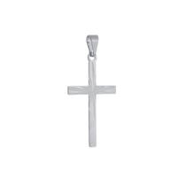 Pingente Prateado Masculino de Cruz Pingente Prateado Masculino de Cruz