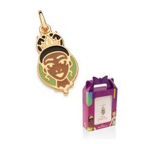 Pingente Princesa Tiana Banhado Ouro Rommanel 542829 Pingente Princesa Tiana Banhado Ouro Rommanel 542829