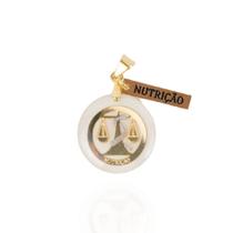 Pingente profissões madrepérola nutrição