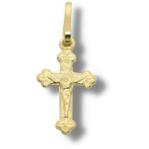 Pingente Religioso Cruz Crucifixo Ouro 18k P269