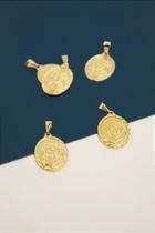 Pingente Religioso Face de Cristo em Ouro 18k - 01 Unidade Pingente Religioso Face de Cristo em Ouro 18k - 01 Unidade