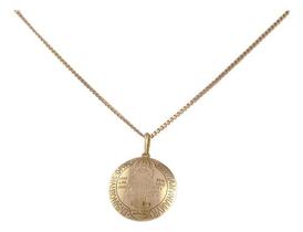 Pingente Religioso Medalha São Bento 18k 750. Certificado!