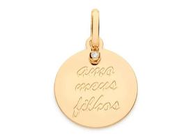 Pingente Rommanel Amo meus filhos 542395