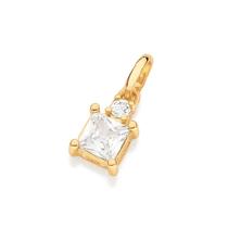Pingente rommanel banhado a ouro 18k com zircônias Pingente rommanel banhado a ouro 18k com zircônias