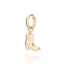 Pingente rommanel feminino banhado ouro 18k bota 542954