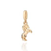 Pingente rommanel feminino banhado ouro 18k cavalo 542949