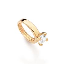 Pingente rommanel feminino banhado ouro 18k mini anel 542945