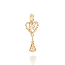 Pingente rommanel feminino banhado ouro 18k religioso fé nossa senhora aparecida cravejado pedra zircônia 542914 Pingente rommanel feminino banhado ouro 18k religioso fé nossa senhora aparecida cravejado pedra zircônia 542914