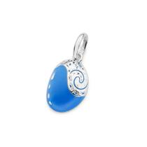 Pingente rommanel feminino moana prata 925 azul 840178