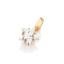 Pingente Rommanel Fol Ouro 18k Estrela Com Zircônias 541587 Pingente Rommanel Fol Ouro 18k Estrela Com Zircônias 541587