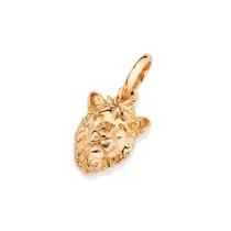 Pingente rommanel unissex mufasa rei leão 3d banhado ouro 18k 542907 Pingente rommanel unissex mufasa rei leão 3d banhado ouro 18k 542907