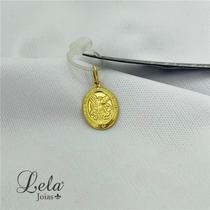 Pingente s. miguel arcanjo em ouro 18k