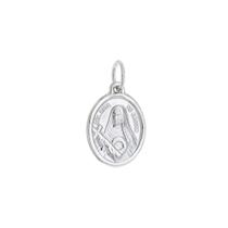 Pingente Santa Rita De Cássia Oval Modelo 02 Prata 925 Kl Pingente Santa Rita De Cássia Oval Modelo 02 Prata 925 Kl
