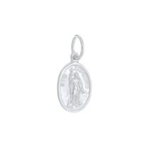 Pingente Santo Expedito Oval Prata 925 Kl