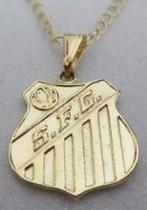 Pingente Santos FC Banhado A Ouro 18k - Manuela Beatriz