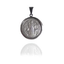 Pingente São Bento Aço Inox