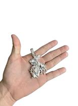 Pingente são jorge 3d g banhado a prata 925 Pingente são jorge 3d g banhado a prata 925