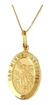 PINGENTE SÃO MIGUEL ARCANJO EM OURO 18K (cod7y) PINGENTE SÃO MIGUEL ARCANJO EM OURO 18K (cod7y)