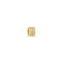 Pingente separador de ouro 18k com zircônias Pingente separador de ouro 18k com zircônias