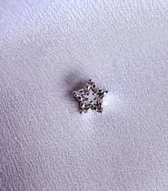 Pingente Separador Estrela Zircônia Cravejada 7mm Pingente Separador Estrela Zircônia Cravejada 7mm