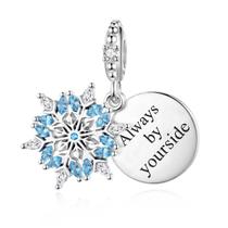 Pingente SEVENWELL Floco de Neve Azul com Zircônia Cúbica e Revestimento em Prata Pingente SEVENWELL Floco de Neve Azul com Zircônia Cúbica e Revestimento em Prata