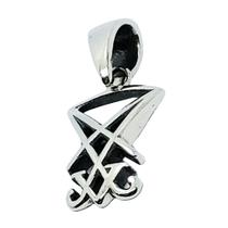 Pingente Sigilo Lúcifer, Prata 925