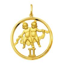 Pingente Signo Redondo Grande 2.8cm Ouro 18k K470 Pingente Signo Redondo Grande 2.8cm Ouro 18k K470