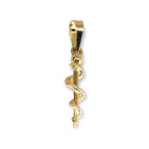 Pingente símbolo medicina ouro 18k - Elegancy Joias