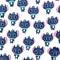 Pingente Stitch 30mm Infantil Emborrachado Chaveiro 5pçs Pingente Stitch 30mm Infantil Emborrachado Chaveiro 5pçs