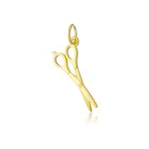 Pingente Tesoura Ouro Amarelo 18kl Modelo 02 Pingente Tesoura Ouro Amarelo 18kl Modelo 02