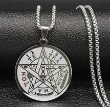 Pingente Tetragrammaton com Corrente Proteção e Estilo em um Só Acessório Pingente Tetragrammaton com Corrente Proteção e Estilo em um Só Acessório