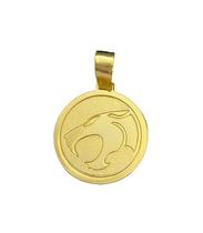 Pingente thundercats g- banhado a ouro 18k