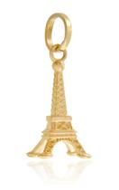 Pingente Torre Eiffel Paris Mini Em Ouro 18k Berloque - PRADO JÓIAS