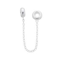 Pingente Trava Segurança Compatível Pandora Vivara prata 925