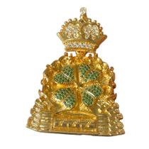 Pingente Trevo Da Sorte (G) - Banhado A Ouro 18K