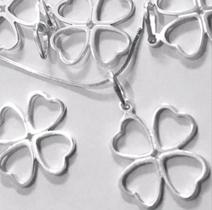 Pingente trevo de 4 folhas