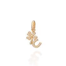 Pingente Trevo e Ferradura Zircônia Rommanel 542985
