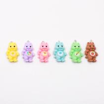 Pingente Ursinho 20X34mm Em Resina Com 100 Peças