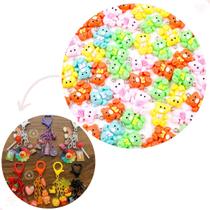 PINGENTE URSO 20x16MM EM RESINA COM 10 PEÇAS