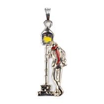 Pingente Zé Pelintra no Poste 4,6 cm Niquelado
