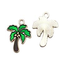 Pingentes Coloridos De Esmalte Para Verão E Praia, 20-24 Peças, Tema Frutas, Bebidas E Vida Marinha,