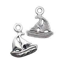 Pingentes De Âncora De Navio Vintage Prateados Antigos, 20/52 Peças, De Liga Metálica Para Joias DIY