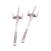 Pingentes De Armas Antigas: Espada, Faca, Arma, Arco - 10 Peças Mistas De Liga Para Fabricação De