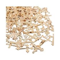 Pingentes De Cruz Religiosa Em Liga Retro, 30, 50, 100 Peças, DIY Para Fazer Colares E Pulseiras