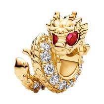 Pingentes De Dragão Charmander Em Prata 925 Para Pulseira De 3mm Colar DIY Presente De Joias Para