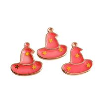 Pingentes De Esmalte De Halloween 10 Peças: Charms Fofos De Fantasma, Vampiro E Abóbora Para Criação