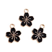 Pingentes De Esmalte Em Formato De Rosa Sakaru Fofos, 10 Peças, Para Colares, Pulseiras E Acessórios Pingentes De Esmalte Em Formato De Rosa Sakaru Fofos, 10 Peças, Para Colares, Pulseiras E Acessórios